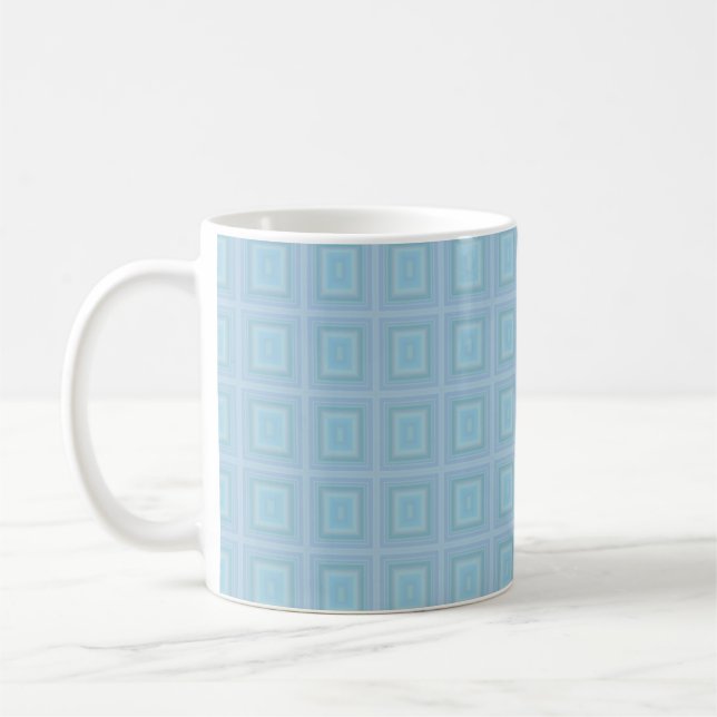 Caneca De Café Small blue squares. (Esquerda)