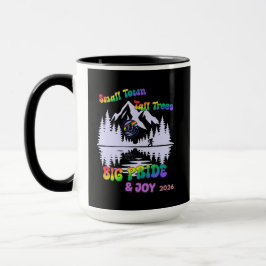 Caneca de Café Small Town Tall Trees Big Pride & J