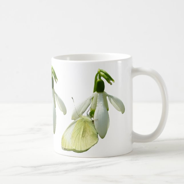 Caneca De Café Small White on Snowdrop (Direita)