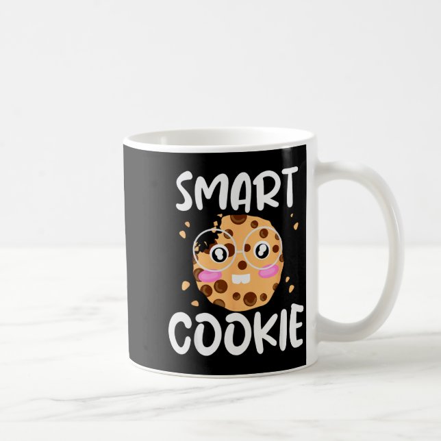 Caneca De Café Smart Cookie - Funny Idiom Joke Tee  (Direita)
