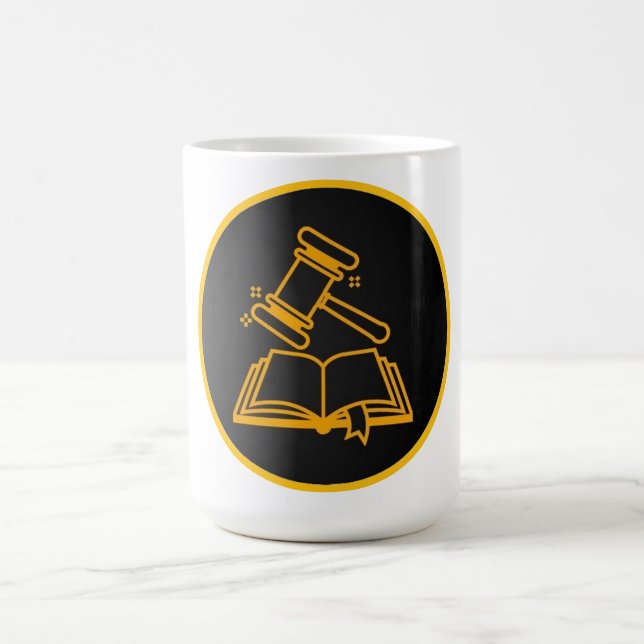 Caneca De Café Smart Look relacionado com a lei (Centro)