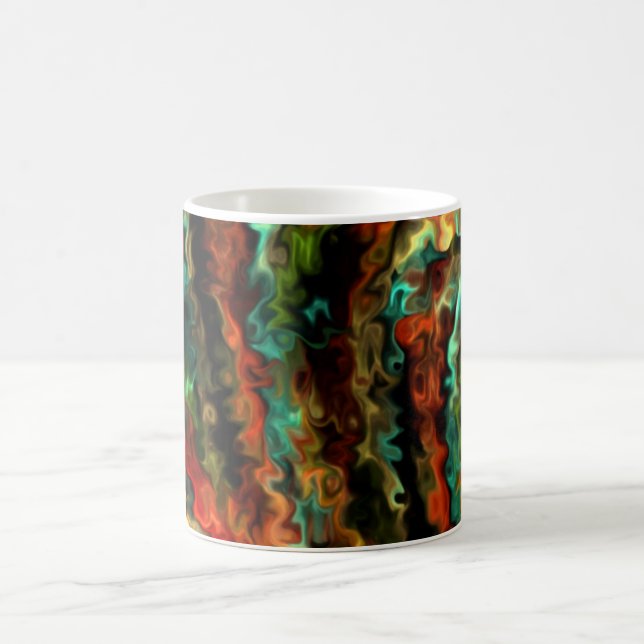 Caneca De Café Smart Wavy Abstrato Modern Art 45b.5 (Centro)