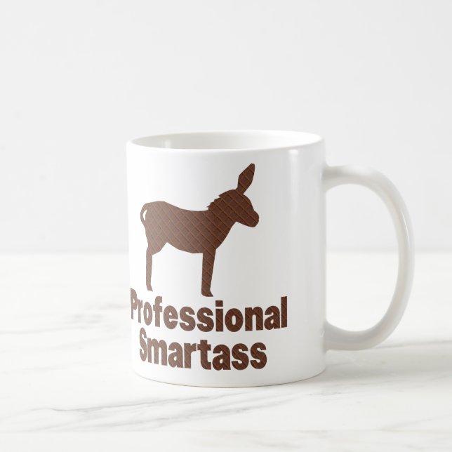 Caneca De Café Smartass profissional (Direita)