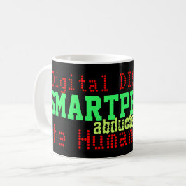 Caneca De Café Smartphones Digital Distress Humor Mug