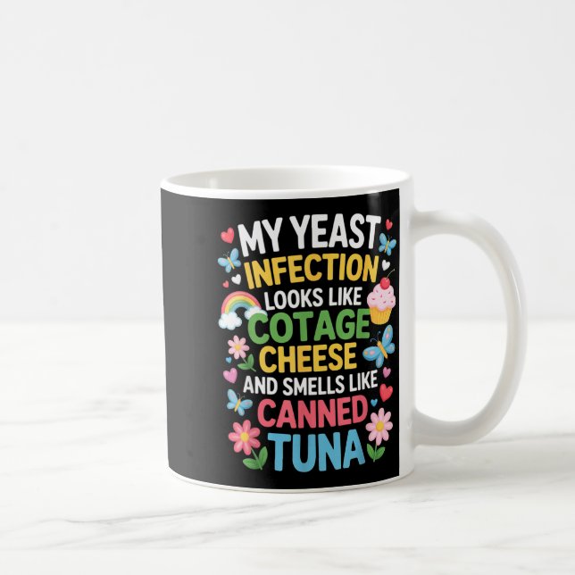 Caneca De Café Smells Like Canned Tuna Inappropriate Humor Saying (Direita)