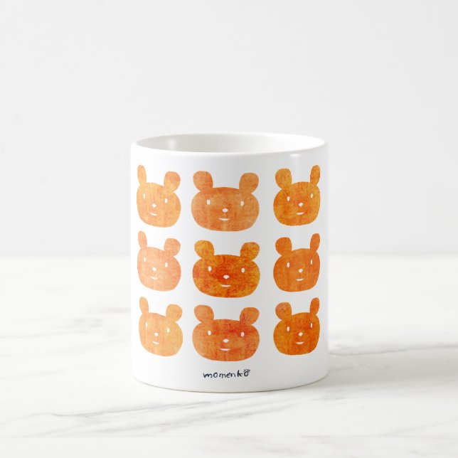 Caneca De Café smile bear orange (Centro)