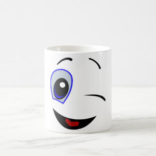 Caneca De Café Smiley face DE INVERNO