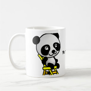 Caneca De Café Smiling Panda