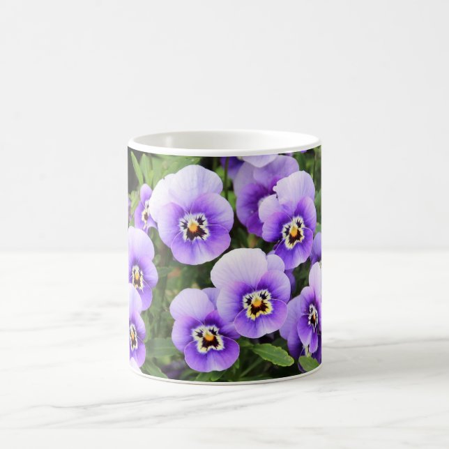 Caneca De Café Smiling Pansies Mug (Centro)