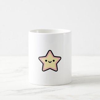 Caneca De Café Smiling Star – Cute Kawaii Illustration