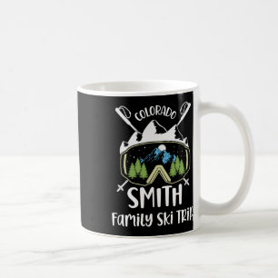 Caneca De Café Smith Family Ski Trip Skiing Googles Férias Matc