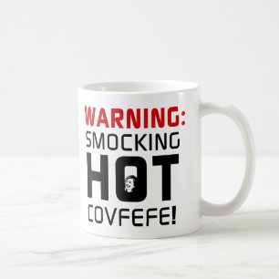 Caneca De Café Smocking Covfefe quente político, sátira,