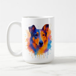 Caneca De Café Smooth Collie Coffee Mug