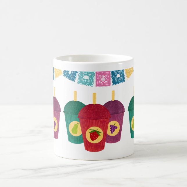 Caneca De Café Smoothie Bliss: Avocado, Morango e Uvas (Centro)