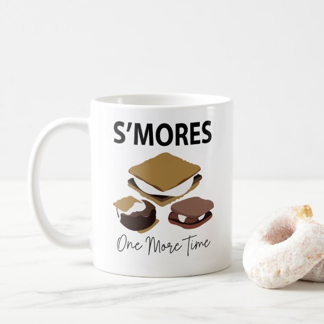 Caneca De Café Smores S'mores Dessert Mais Uma Vez (Com Donut)