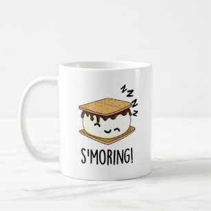 Caneca De Café Smorny Smore Puns Engraçado