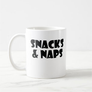 Caneca De Café Snacks E Soneca