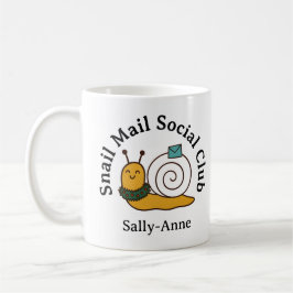 Caneca De Café Snail Mail Social Club Cosy Letter Writer