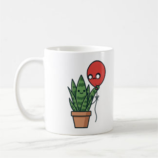 Caneca De Café Snake plant and balloon Mug