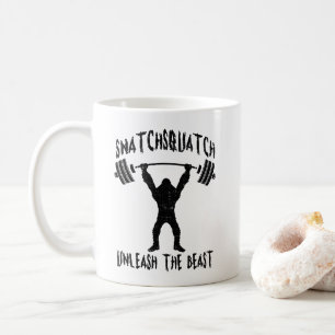 Caneca De Café Snatchsquatch, Cartoon Pé Grande, Besta, Giro Engr