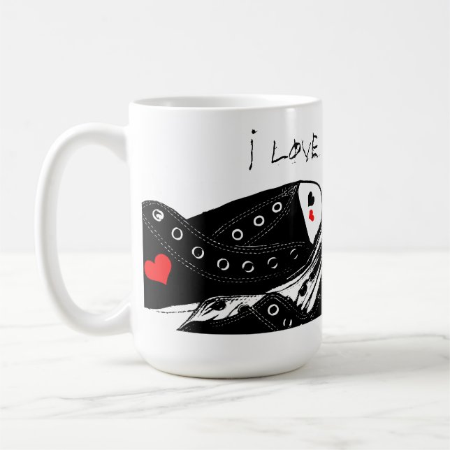 Caneca De Café Sneaker Love Coffee Mug (Esquerda)