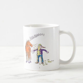 Caneca De Café Sneezes do cavalo