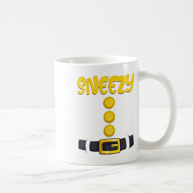 Caneca De Café Sneezy Halloween Dwarf Cox. (Direita)