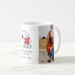 Caneca De Café Snoopy Heart   Melhores Amigos - Foto