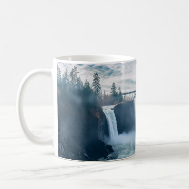 Caneca De Café Snoqualmie Falls (Esquerda)