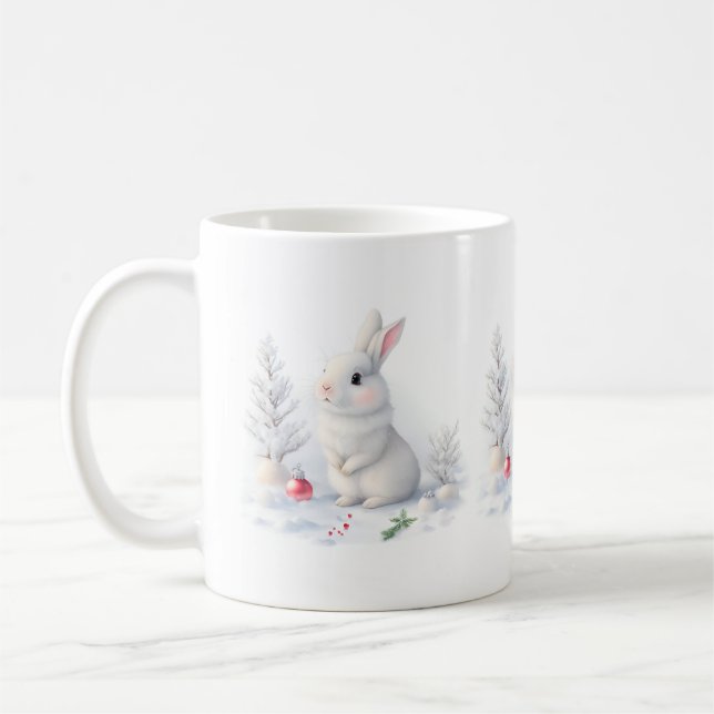 Caneca De Café Snow Bunny Christmas Mug (Esquerda)