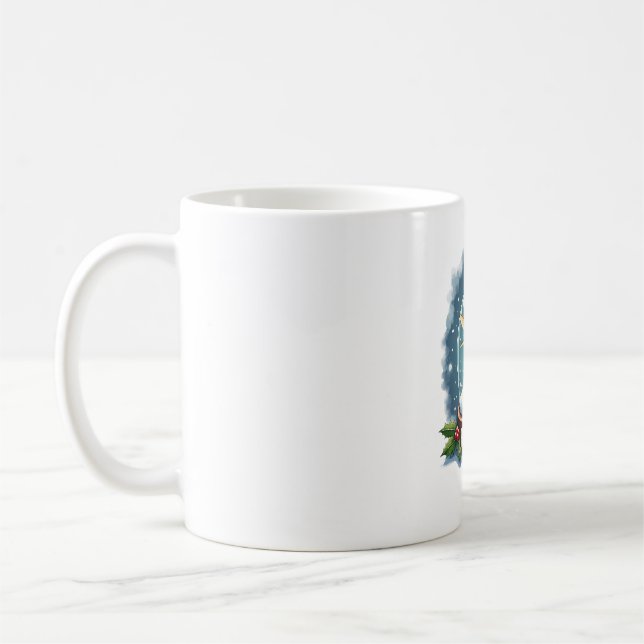 Caneca De Café Snow Globe Dragonfly (Esquerda)