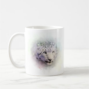 Caneca De Café Snow Leopard Wildlife Coffee Mug