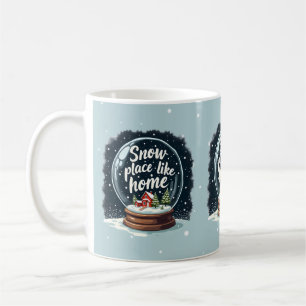 Caneca De Café Snow Place Like Home Holidation Cote