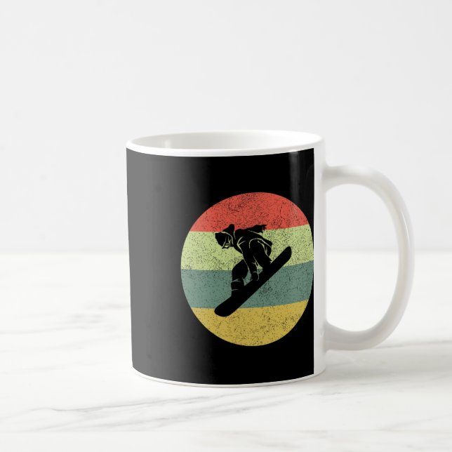 Caneca De Café Snowboard (Direita)
