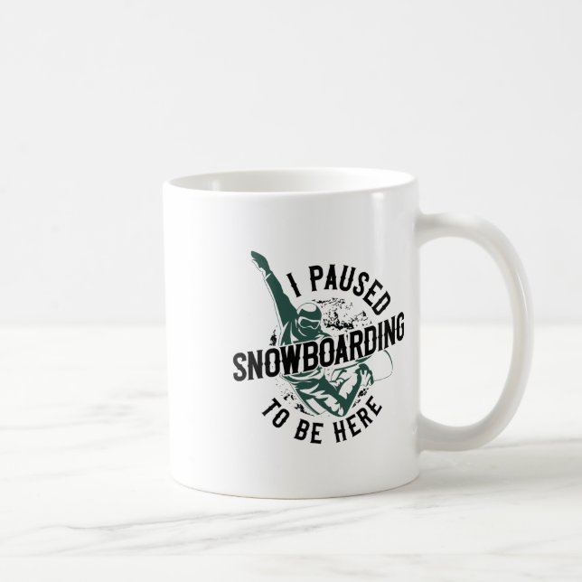 Caneca De Café Snowboard 7 (Direita)