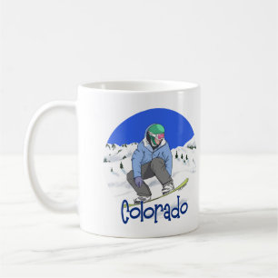 Caneca De Café Snowboard Colorado
