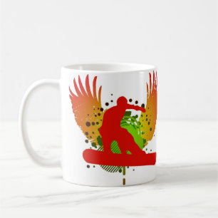 Caneca De Café snowboard hi-fi