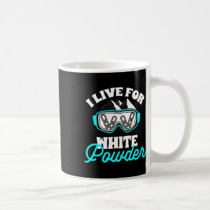 Caneca De Café Snowboard I Live For White Powr Snowboard Gog