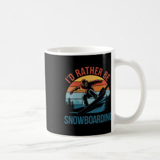 Caneca De Café Snowboard Lover Humor Design Funny Snowboarder
