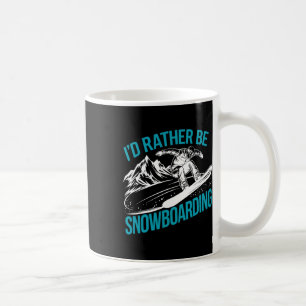 Caneca De Café Snowboard Lover Humor Design Funny Snowboarder