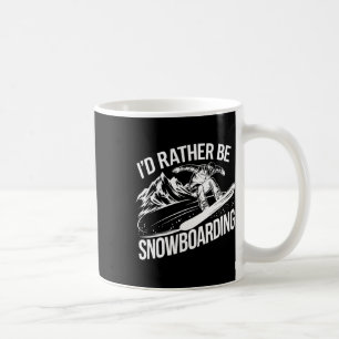 Caneca De Café Snowboard Lover Humor Design Funny Snowboarder