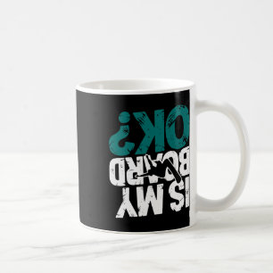 Caneca De Café Snowboard Lover Humor Design Funny Snowboarder