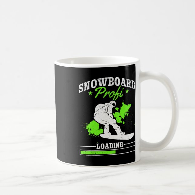 Caneca De Café Snowboard Luci Carregando I Snowboard Snow (Direita)