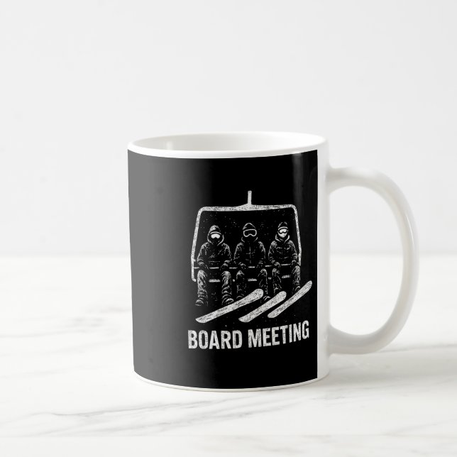 Caneca De Café Snowboard Meeting Snowboarding Vacation Skiing  (Direita)