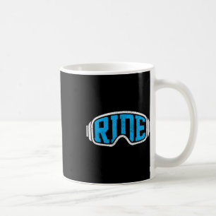 Caneca De Café Snowboard Ski Ride Mountain Bike Skiing Snowboardi