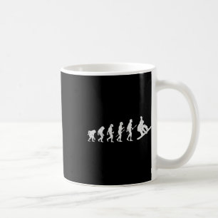 Caneca De Café Snowboard Skiing Snowboarder Winter Funny Evolu