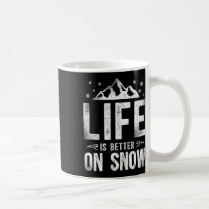 Caneca De Café Snowboard Snowboard Vintage Mountain Ski Esqui