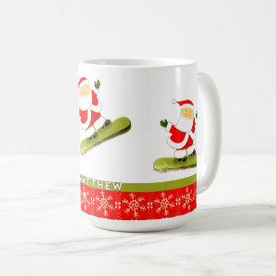 Caneca De Café Snowboard Snowboarder Natal