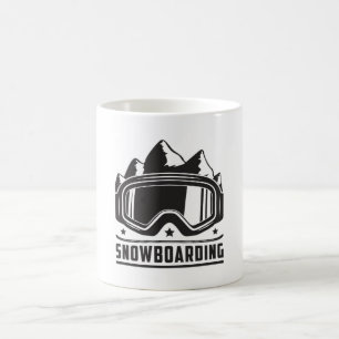 Caneca De Café Snowboard Snowboarder Snowboard Snowboard Sift Ide