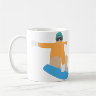 Caneca De Café Snowboarder